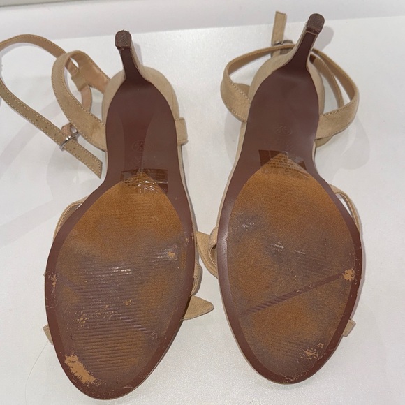 Who What Wear Beige Bow Heels - Picture 2 of 3